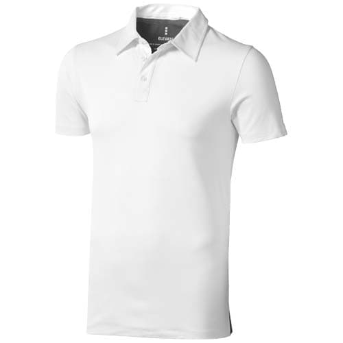 Męskie polo Markham z krótkim rękawem ze stretchu 200 g/m²