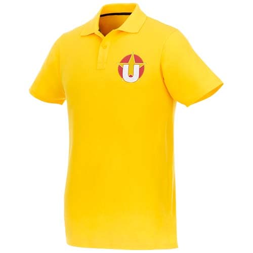 Helios - koszulka męska polo z krótkim rękawem 180 g/m²