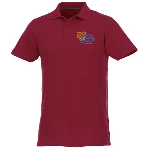 Helios - koszulka męska polo z krótkim rękawem 180 g/m²