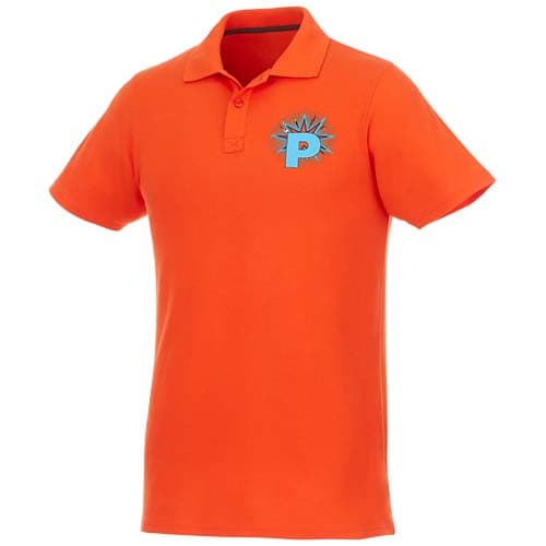 Helios - koszulka męska polo z krótkim rękawem 180 g/m²