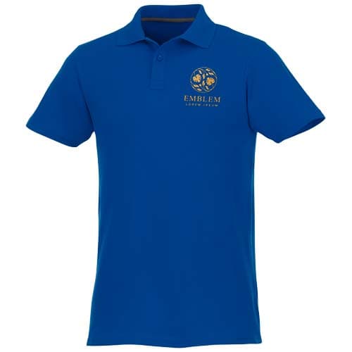 Helios - koszulka męska polo z krótkim rękawem 180 g/m²