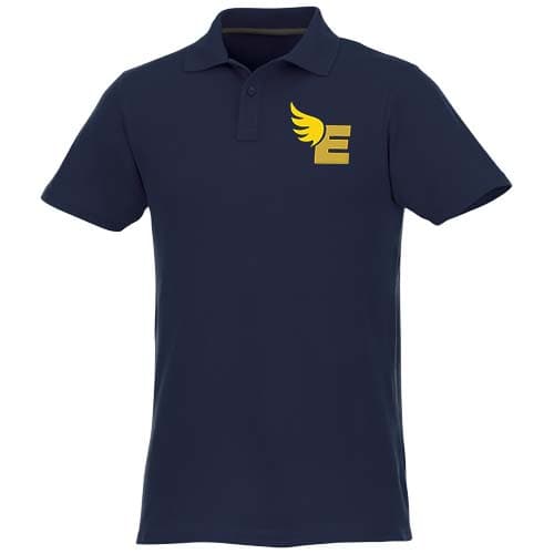 Helios - koszulka męska polo z krótkim rękawem 180 g/m²