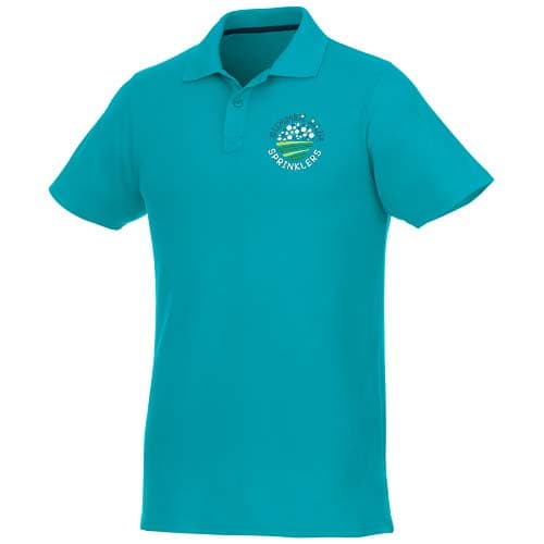 Helios - koszulka męska polo z krótkim rękawem 180 g/m²