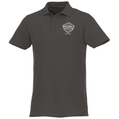 Helios - koszulka męska polo z krótkim rękawem 180 g/m²