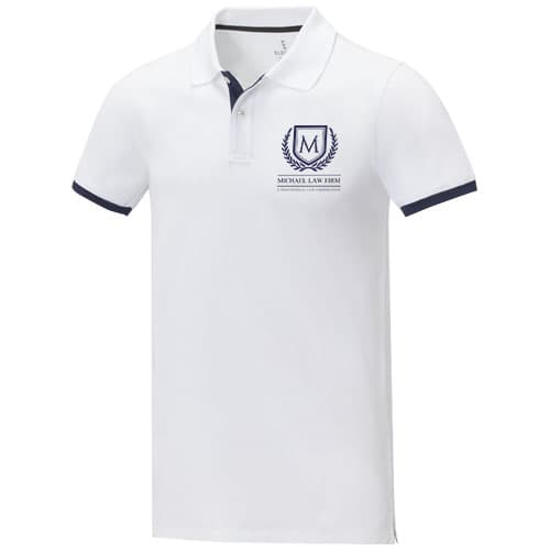 Męska koszulka polo duotone Morgan z krótkim rękawem 200 g/m²