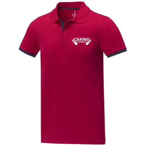 Męska koszulka polo duotone Morgan z krótkim rękawem 200 g/m²