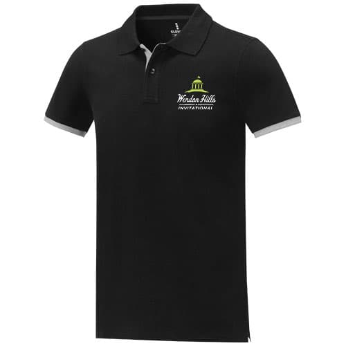 Męska koszulka polo duotone Morgan z krótkim rękawem 200 g/m²