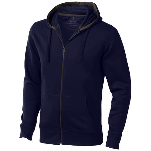 Unisex rozpinana bluza z kapturem Arora 300 g/m²
