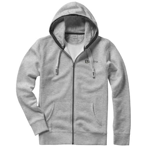 Unisex rozpinana bluza z kapturem Arora 300 g/m²
