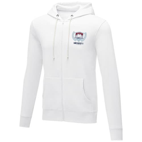 Charon męska zapinana na zamek bluza z kapturem 240 g/m²