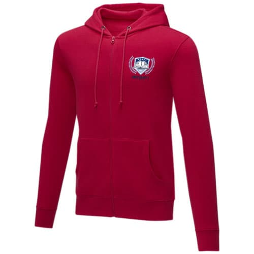 Charon męska zapinana na zamek bluza z kapturem 240 g/m²
