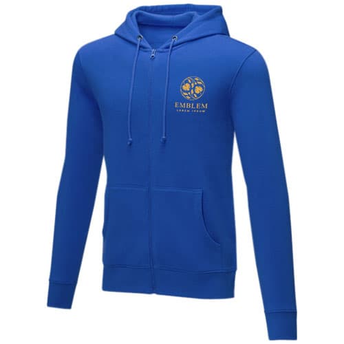 Charon męska zapinana na zamek bluza z kapturem 240 g/m²