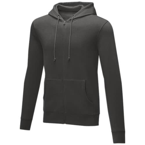 Charon męska zapinana na zamek bluza z kapturem 240 g/m²