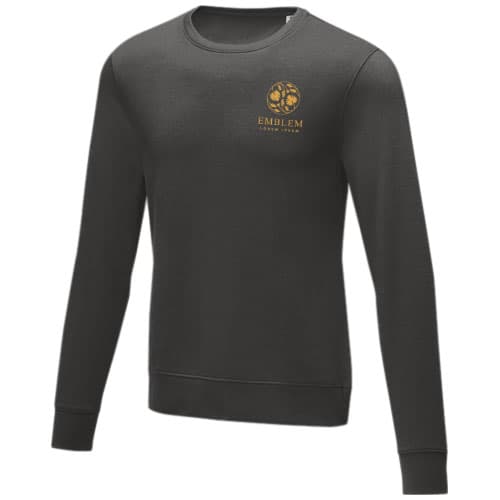Charon męska bluza z okrągłym dekoltem 240 g/m²