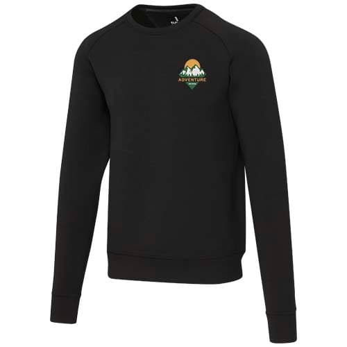 Yukon bluza sportowa typu unisex z dzianiny interlock z okrągłym dekoltem 350 g/m²