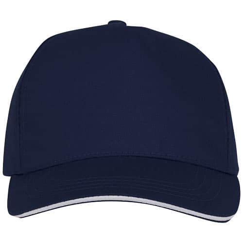 rozowy, 5-panelowa czapka CETO 175 g/m²