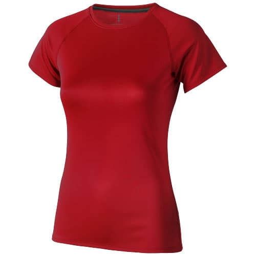 Damski T-shirt Niagara z krótkim rękawem z dzianiny Cool Fit odprowadzającej wilgoć 145 g/m²