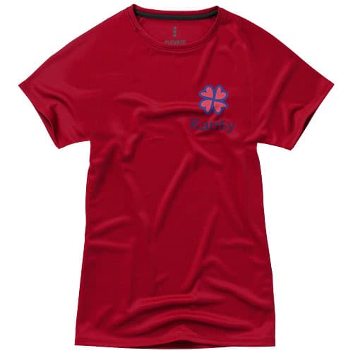 Damski T-shirt Niagara z krótkim rękawem z dzianiny Cool Fit odprowadzającej wilgoć 145 g/m²