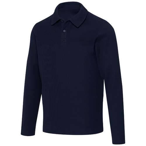 Apollo koszulka polo z długim rękawem, uniseks 245 g/m²