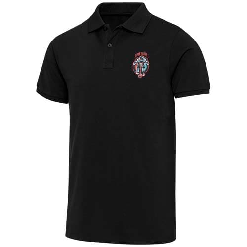 Beryl naturalna koszulka polo z recyklingu z krótkim rękawem, unisex, o gramaturze 220 g/m²