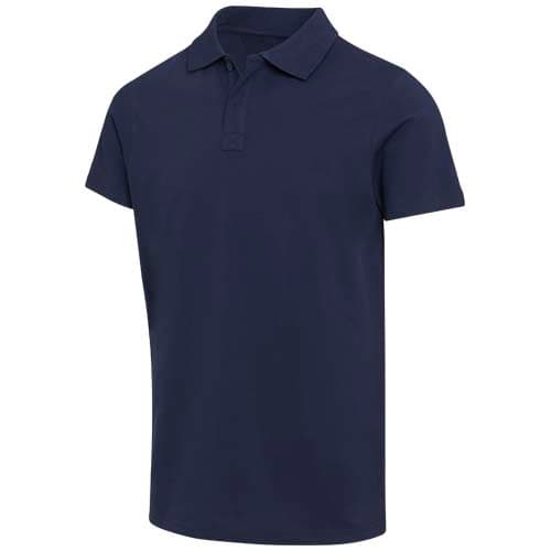 Graphite organiczna koszulka polo unisex o gramaturze 180 g/m², z krótkim rękawem i certyfikatem OCS