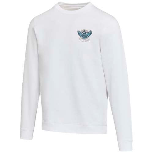 Jasper organiczna bluza unisex z recyklingu o gramaturze 280 g/m² z okrągłym dekoltem i certyfikatem OCS