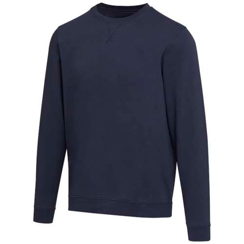 Jasper organiczna bluza unisex z recyklingu o gramaturze 280 g/m² z okrągłym dekoltem i certyfikatem OCS