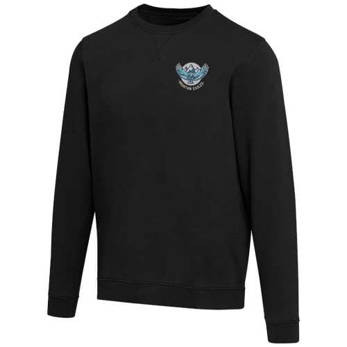 Jasper organiczna bluza unisex z recyklingu o gramaturze 280 g/m² z okrągłym dekoltem i certyfikatem OCS