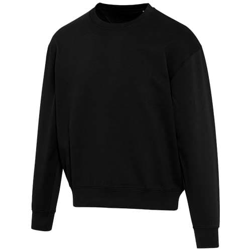 Boris 280 g/m2 sweter unisex z organicznego materiału z certyfikatem OCS o luźnym kroju i z okrągłym dekoltem