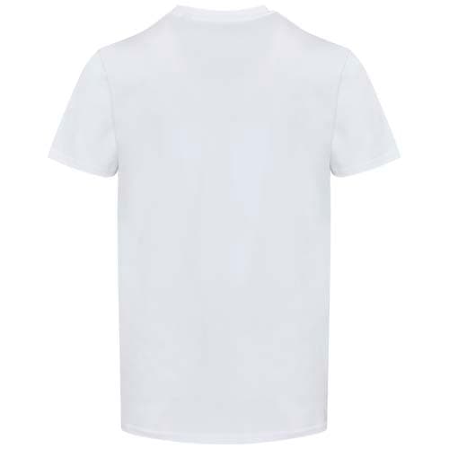 Balfour organiczna koszulka unisex z krótkim rękawem i dekoltem w serek, wykonana z materiału o gramaturze 200 g/m², z certyf