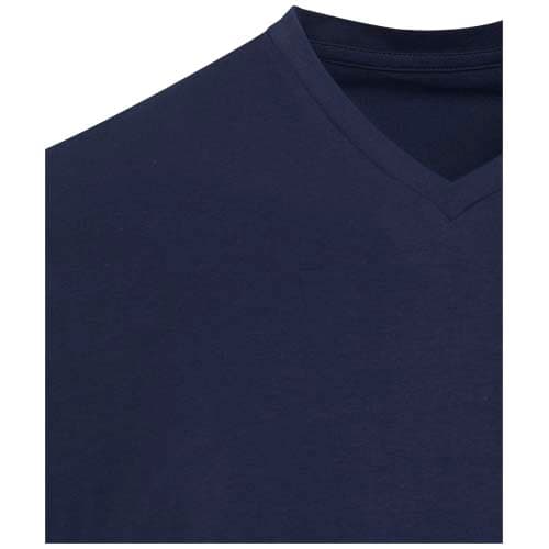 Balfour organiczna koszulka unisex z krótkim rękawem i dekoltem w serek, wykonana z materiału o gramaturze 200 g/m², z certyf