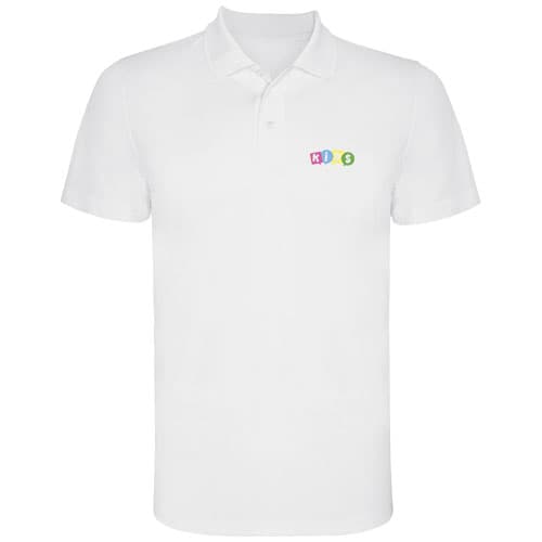 Monzha sportowa koszulka dziecięca polo z krótkim rękawem 150 g/m²