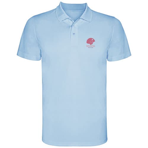 Monzha sportowa koszulka dziecięca polo z krótkim rękawem 150 g/m²