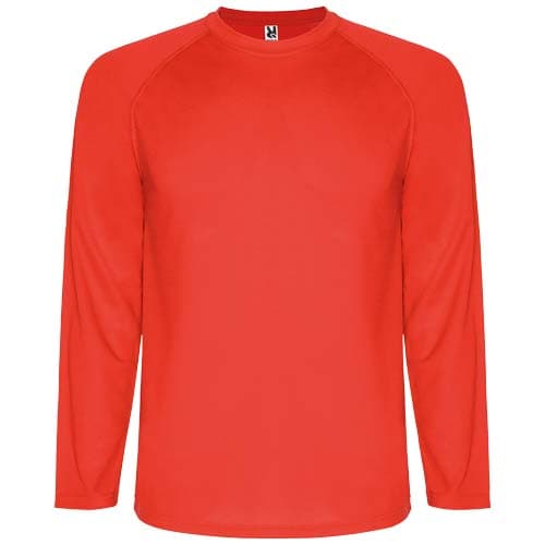 Dziecięca koszulka sportowa Montecarlo z długim rękawem 150 g/m²