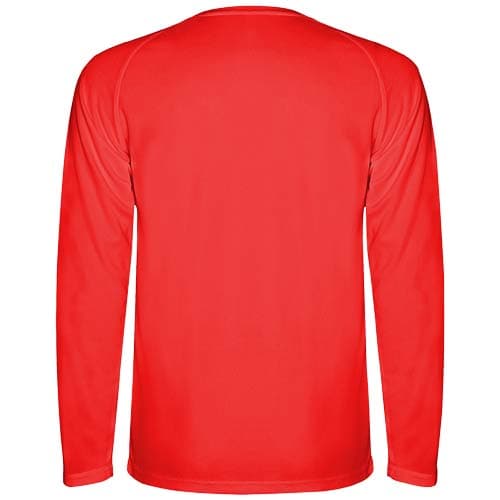 Dziecięca koszulka sportowa Montecarlo z długim rękawem 150 g/m²