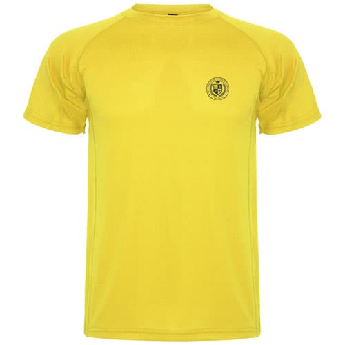 Montecarlo sportowa koszulka dziecięca z krótkim rękawem 150 g/m²