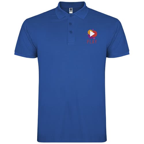 Star koszulka dziecięca polo z krótkim rękawem 200 g/m²