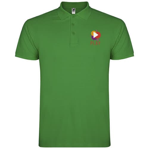 Star koszulka dziecięca polo z krótkim rękawem 200 g/m²