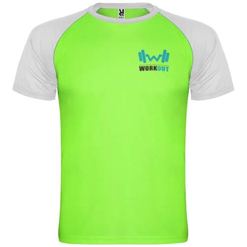 Indianapolis sportowa koszulka dziecięca z krótkim rękawem 140 g/m²