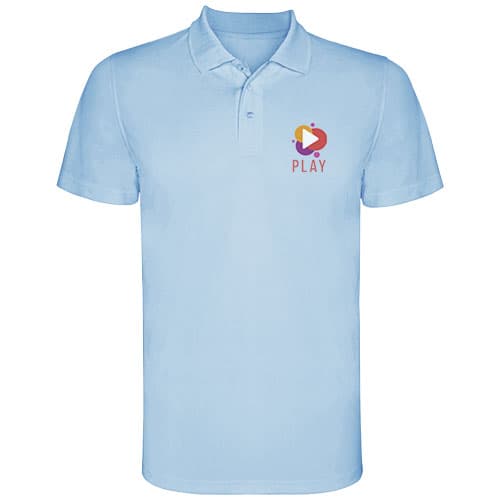 Monzha sportowa koszulka męska polo z krótkim rękawem 150 g/m²