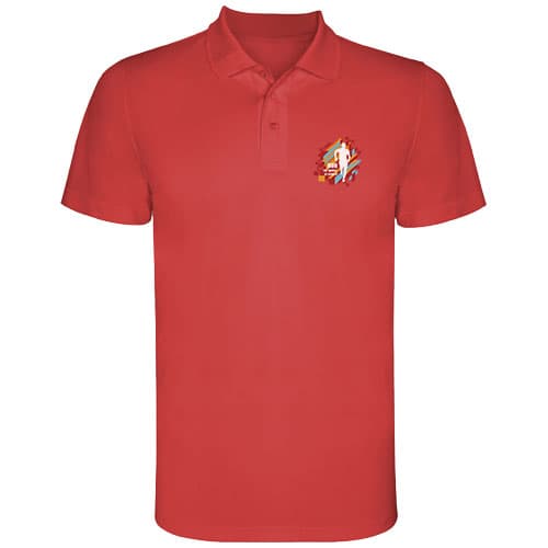 Monzha sportowa koszulka męska polo z krótkim rękawem 150 g/m²