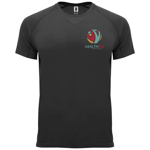 Bahrain sportowa koszulka męska z krótkim rękawem 135 g/m²