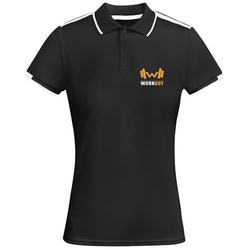 Tamil sportowa koszulka damska polo z krótkim rękawem 150 g/m²