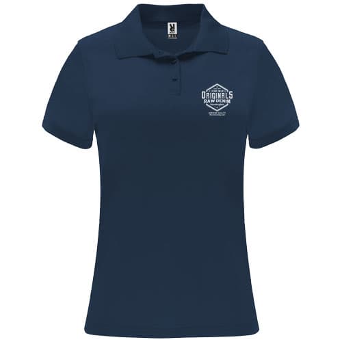 Monzha sportowa koszulka damska polo z krótkim rękawem 150 g/m²