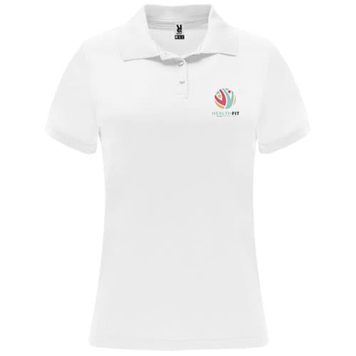 Monzha sportowa koszulka damska polo z krótkim rękawem 150 g/m²