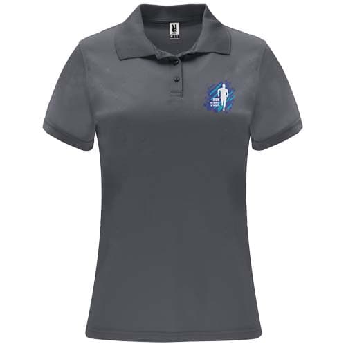 Monzha sportowa koszulka damska polo z krótkim rękawem 150 g/m²