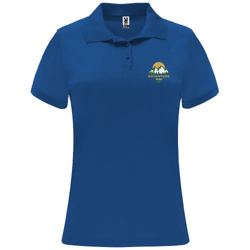 Monzha sportowa koszulka damska polo z krótkim rękawem 150 g/m²