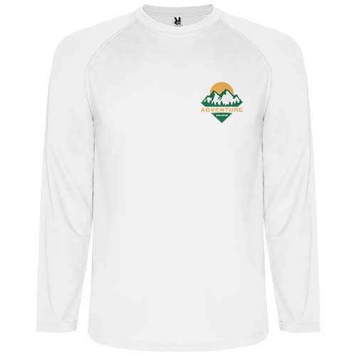 Męska koszulka sportowa Montecarlo z długim rękawem 150 g/m²