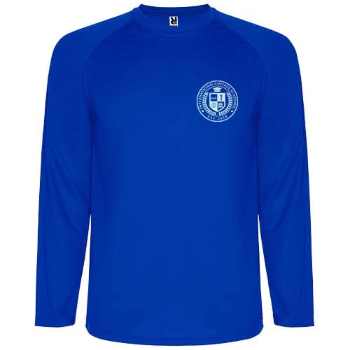 Męska koszulka sportowa Montecarlo z długim rękawem 150 g/m²