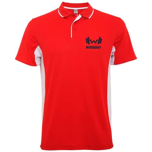 Montmelo koszulka polo unisex z krótkim rękawem 150 g/m²